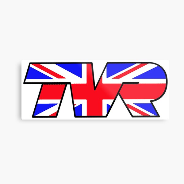 TVR Logo Union Jack Metal Print