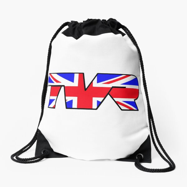 TVR Logo Union Jack Drawstring Bag