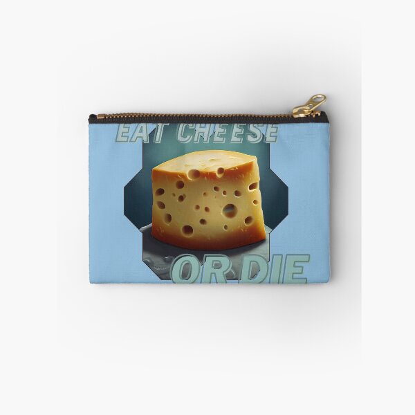 Item preview, Blue Cute Eat Cheese or Die designed and sold by TheCreativeFab.