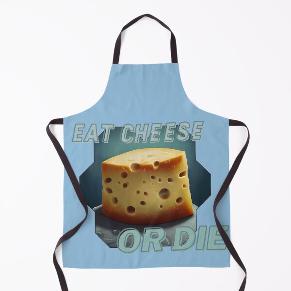 Item preview, Blue Cute Eat Cheese or Die designed and sold by TheCreativeFab.