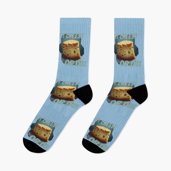 Item preview, Blue Cute Eat Cheese or Die designed and sold by TheCreativeFab.