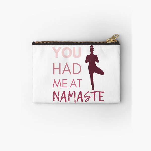 Item preview, You Had Me At Namaste - Yoga Quote - Pink designed and sold by MindedInc.