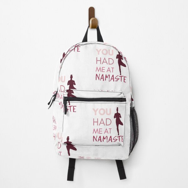 Item preview, You Had Me At Namaste - Yoga Quote - Pink designed and sold by MindedInc.