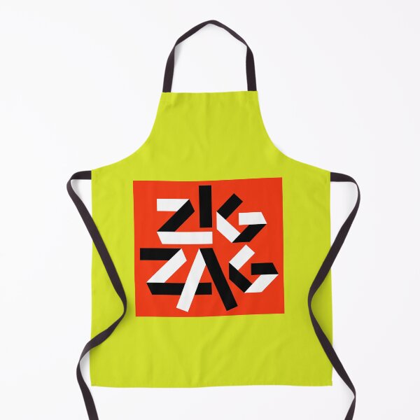 Item preview, Zig Zag (red square) original design designed and sold by pop-and-bee.