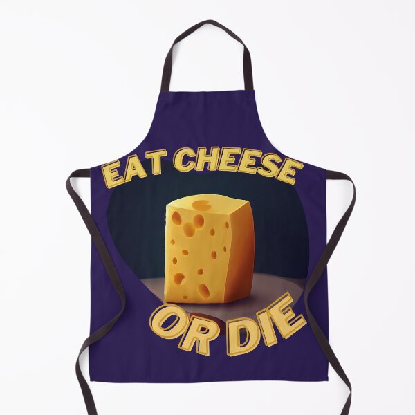 Item preview, Yellow Cute Eat Cheese or Die designed and sold by TheCreativeFab.