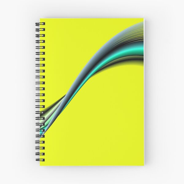 Artikelvorschau, Minimale Wellen in Gelb entworfen und verkauft von JWCoenMathArt.