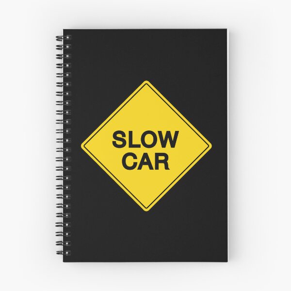 Item preview, Slow car warning sign designed and sold by ApexFibers.
