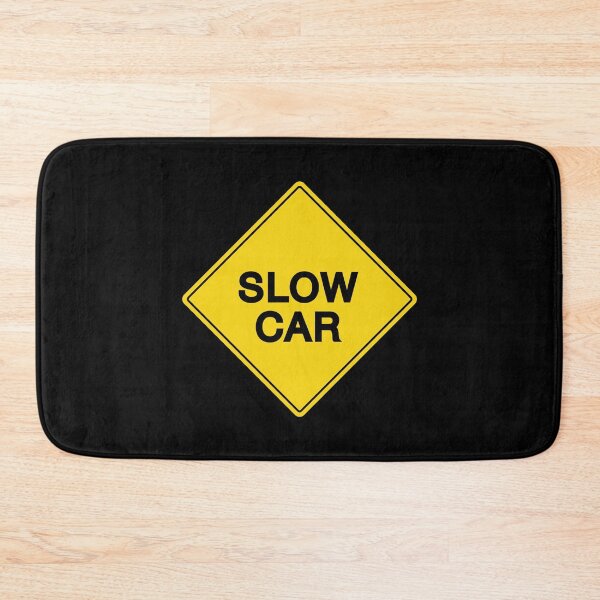 Item preview, Slow car warning sign designed and sold by ApexFibers.