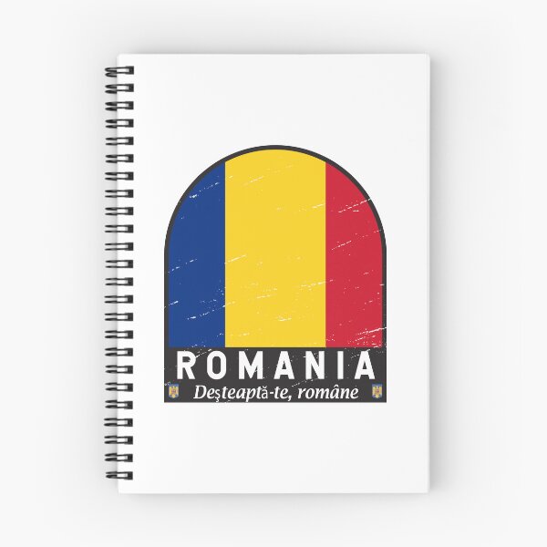Item preview, Romania Flag Emblem Distressed Vintage designed and sold by KrisSidDesigns.