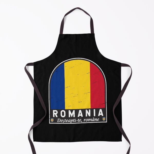 Item preview, Romania Flag Emblem Distressed Vintage designed and sold by KrisSidDesigns.