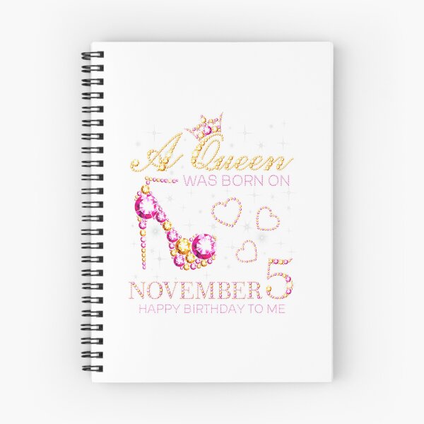 Item preview, A Queen Was Born On November 5 Happy Birthday To Me designed and sold by TGMerwin.