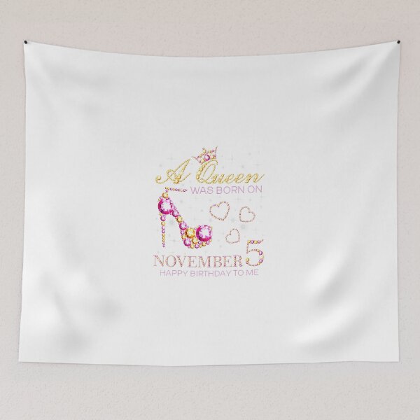 Item preview, A Queen Was Born On November 5 Happy Birthday To Me designed and sold by TGMerwin.