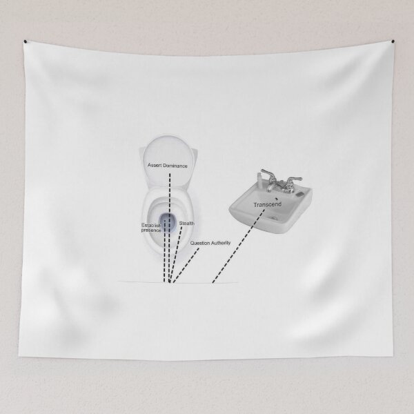 Item preview, Bathroom Cursed Meme designed and sold by BetterLeo.