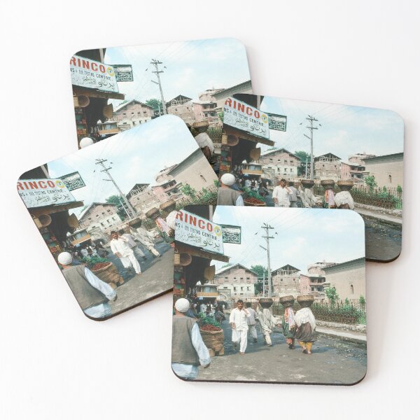 Item preview, 1970s - View of a Busy Street in Srinagar, Kashmir, India designed and sold by thatwaslife.