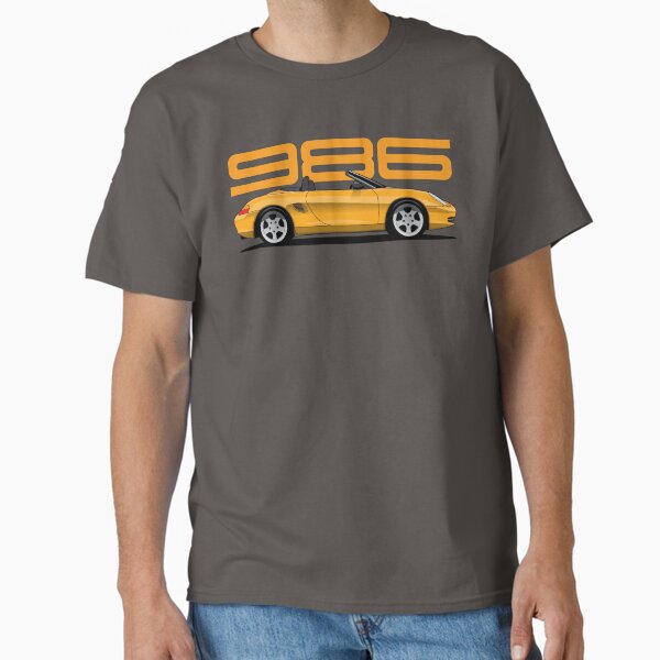 Item preview, Porsche 986 Boxster classic illustration Yellow designed and sold by blackdogshop.