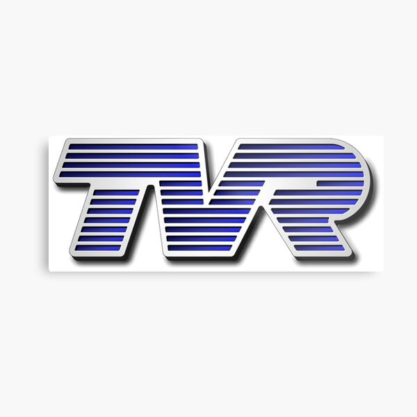 TVR Logo Colorful Metal Print