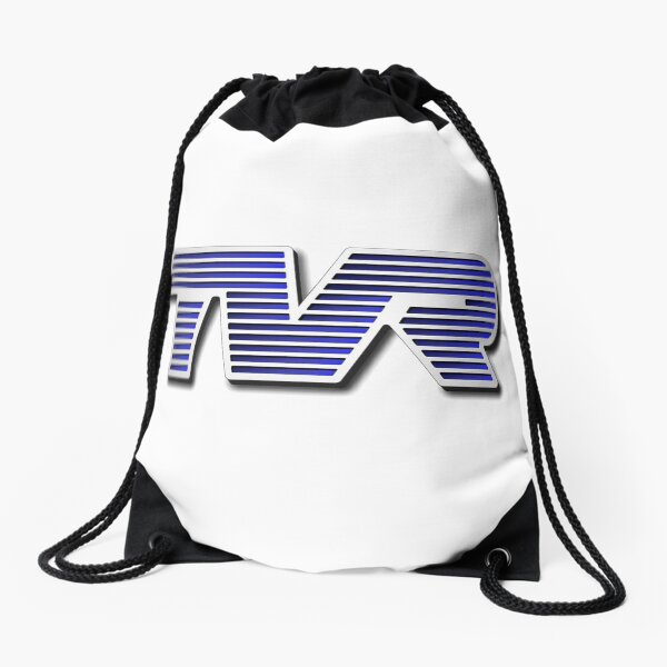 TVR Logo Colorful Drawstring Bag