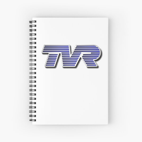 TVR Logo Colorful Spiral Notebook