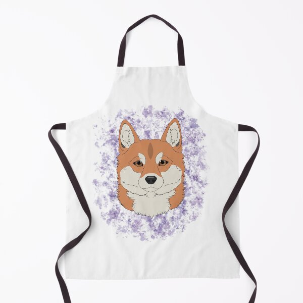 Item preview, Shiba Inu Red with watercolour designed and sold by Cynthiaetal.