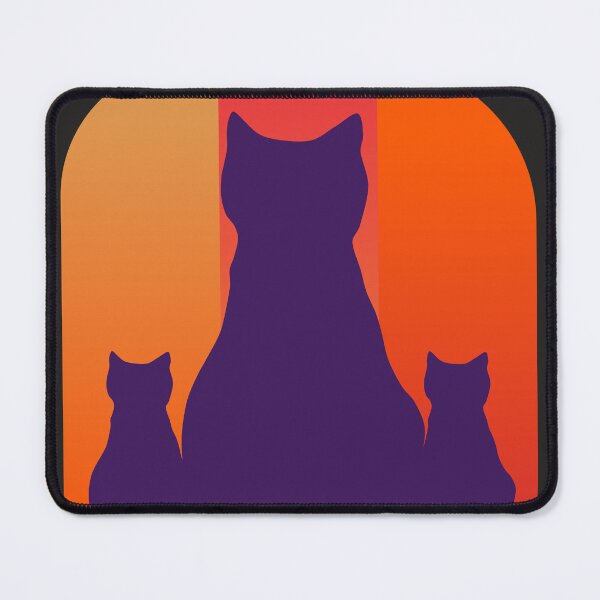 Item preview, Cat looking at the sunset, Kittens, Purple designed and sold by Escapene.
