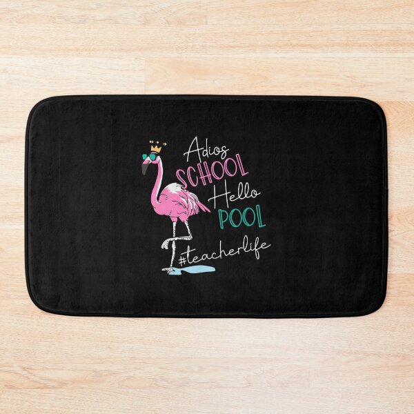 Item preview, Adios School Hello Pool Flamingo Teacher  designed and sold by sumbaypuilan3.