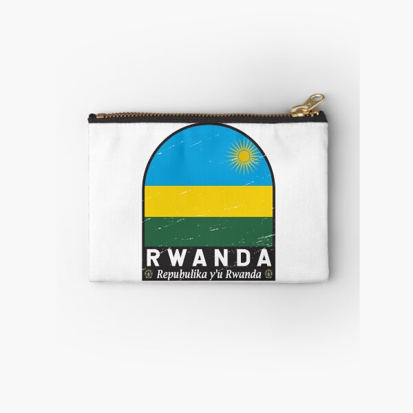 Item preview, Rwanda Flag Emblem Distressed Vintage designed and sold by KrisSidDesigns.