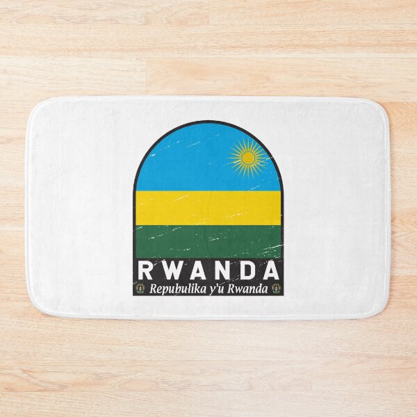 Item preview, Rwanda Flag Emblem Distressed Vintage designed and sold by KrisSidDesigns.