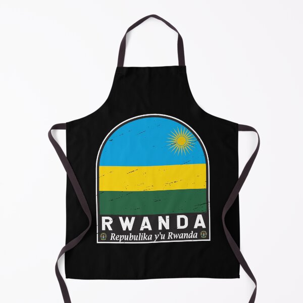 Item preview, Rwanda Flag Emblem Distressed Vintage designed and sold by KrisSidDesigns.