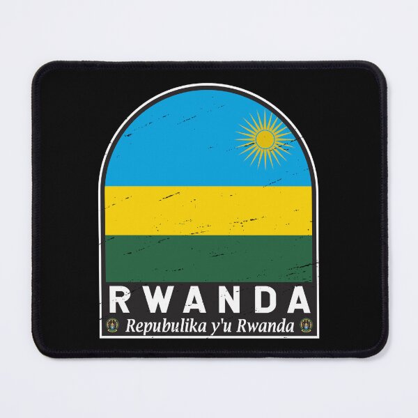 Item preview, Rwanda Flag Emblem Distressed Vintage designed and sold by KrisSidDesigns.
