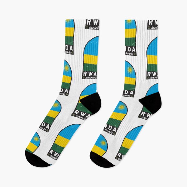 Item preview, Rwanda Flag Emblem Distressed Vintage designed and sold by KrisSidDesigns.