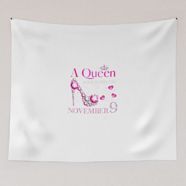 Item preview, A Queen Was Born on November 9, 9th November Birthday designed and sold by TGMerwin.