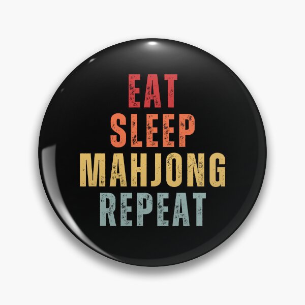 Item preview, Eat Sleep Mahjong Repeat designed and sold by NinniSilver.