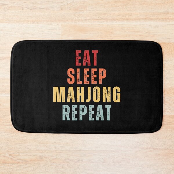 Item preview, Eat Sleep Mahjong Repeat designed and sold by NinniSilver.