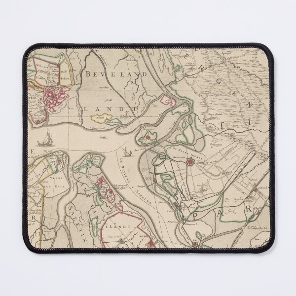Item preview, Vintage River Map designed and sold by margotana.