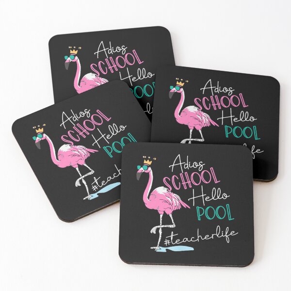 Item preview, Adios School Hello Pool Flamingo Teacher 1 designed and sold by sumbaypuilan3.