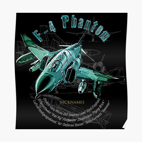Phantom F 4 Fighterjet Poster For Sale By Aerolovers Redbubble