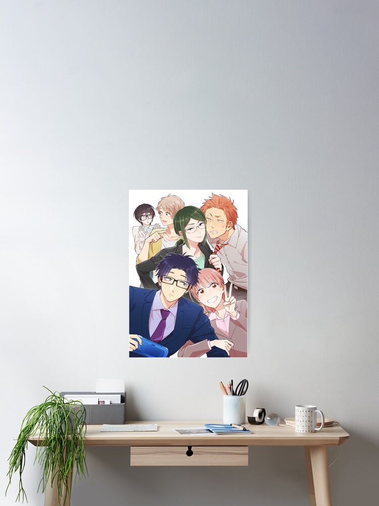 Wotakoi: Love Is Hard for Otaku  Poster for Sale by Shereemae