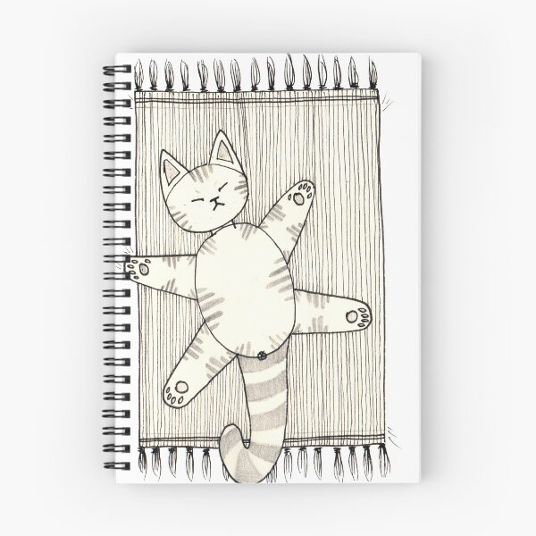 Item preview, Sleepy Tabby kitty on a mat designed and sold by Mjika.
