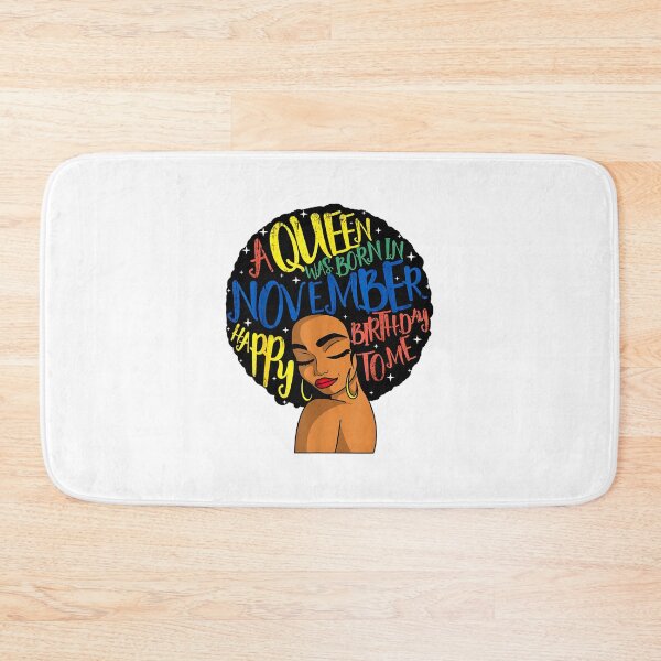 Item preview, Afro Words A Queen Was Born In November Happy Birthday To Me designed and sold by TGMerwin.