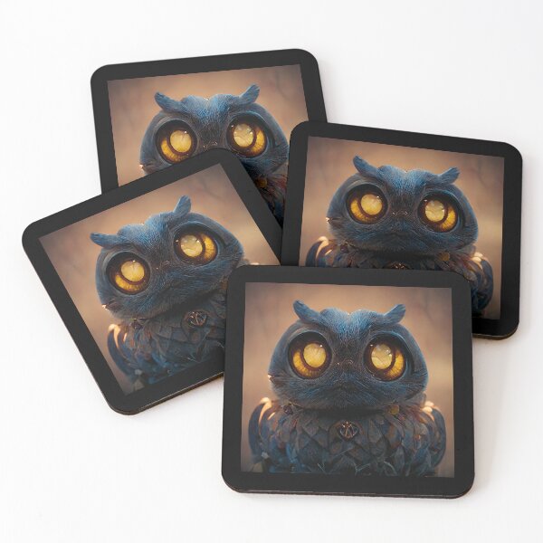 Item preview, Artistic Medieval Magic Owl Fantasy Portrait Gift designed and sold by LADistrictGarb.