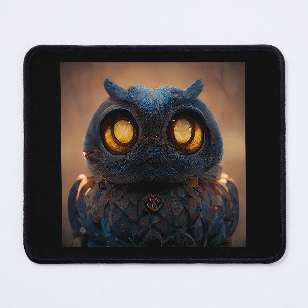 Item preview, Artistic Medieval Magic Owl Fantasy Portrait Gift designed and sold by LADistrictGarb.