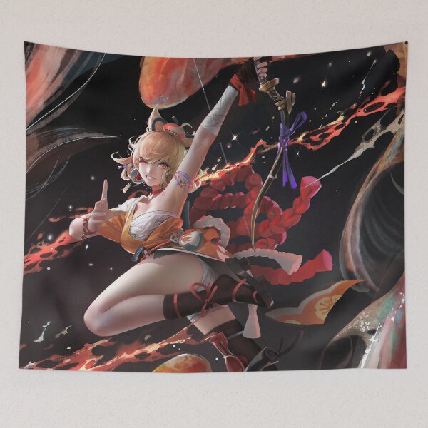 Artikelvorschau, Verlockender Yoimiya Genshin Impact entworfen und verkauft von genshinwaifus.