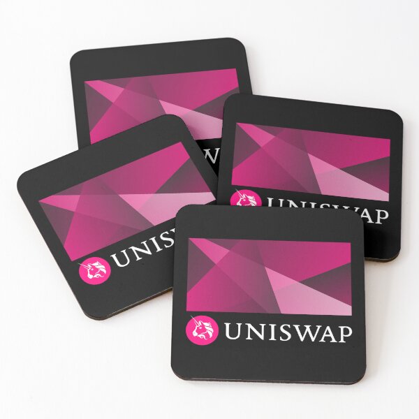 Item preview, Uniswap UNI Crypto Altcoin - Abstract Geometric Forms designed and sold by CryptoMoods.