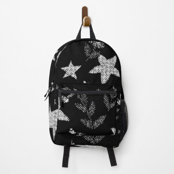 Item preview, Timeless Black and White Stars and Florals Pattern designed and sold by iamwowie.