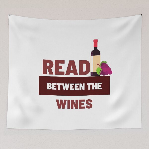 Item preview, Cute Read Between the Wines designed and sold by TheCreativeFab.