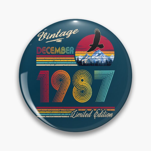 Item preview, Vintage December 1987 Birthday  designed and sold by GreenSplash.