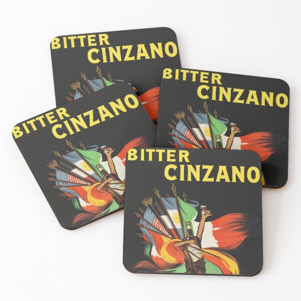 Item preview, BITTER CINZANO TORINO 1912 Retro French Vermouth Liqueur Poster Advertisement by Leonetto Cappiello designed and sold by retroposters.