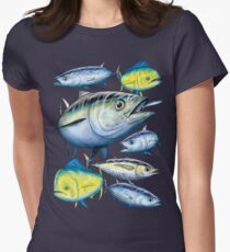Tuna and Mahi Mahi Women's Fitted T-Shirt