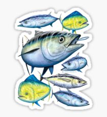 Tuna and Mahi Mahi Sticker