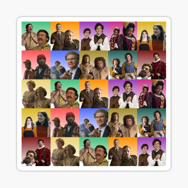 Item preview, BBC Ghosts Retro Portraits designed and sold by pendragon5.